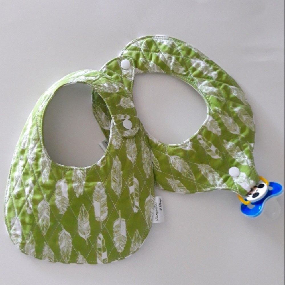 (New) Baby Bib & Binky Set